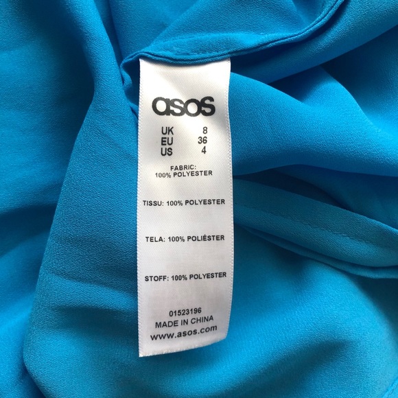 Asos Light Blue Cocktail Mini Dress - Picture 6 of 7